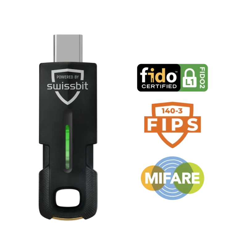 Swissbit iShield Key Pro MIFARE  (USB-C / NFC)